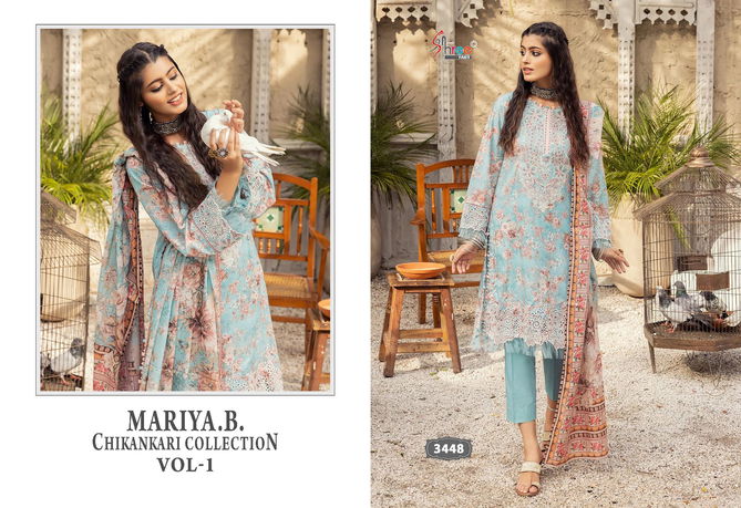 Mariya B Chikankari Vol 1 By Shree Cotton Pakistani Suits Wholesale Shop In Surat
